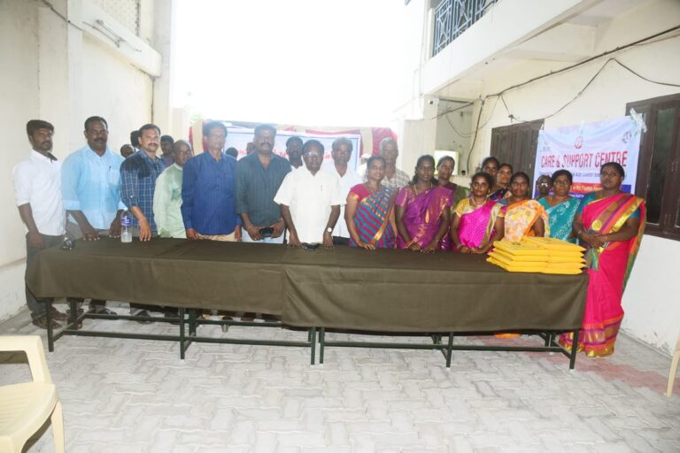 ACCT Trust Widow saree distribution